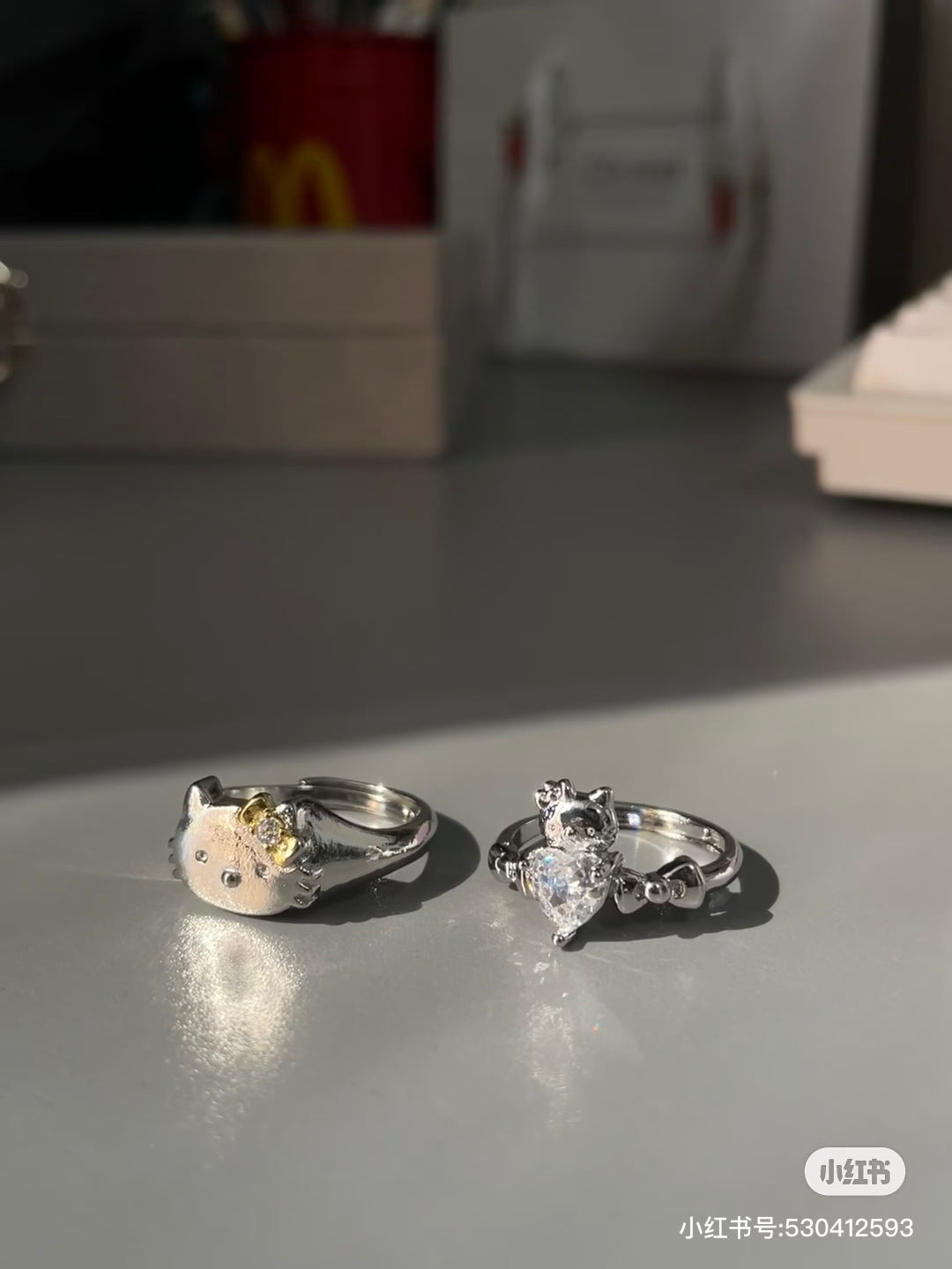 Hello Kitty Couple rings