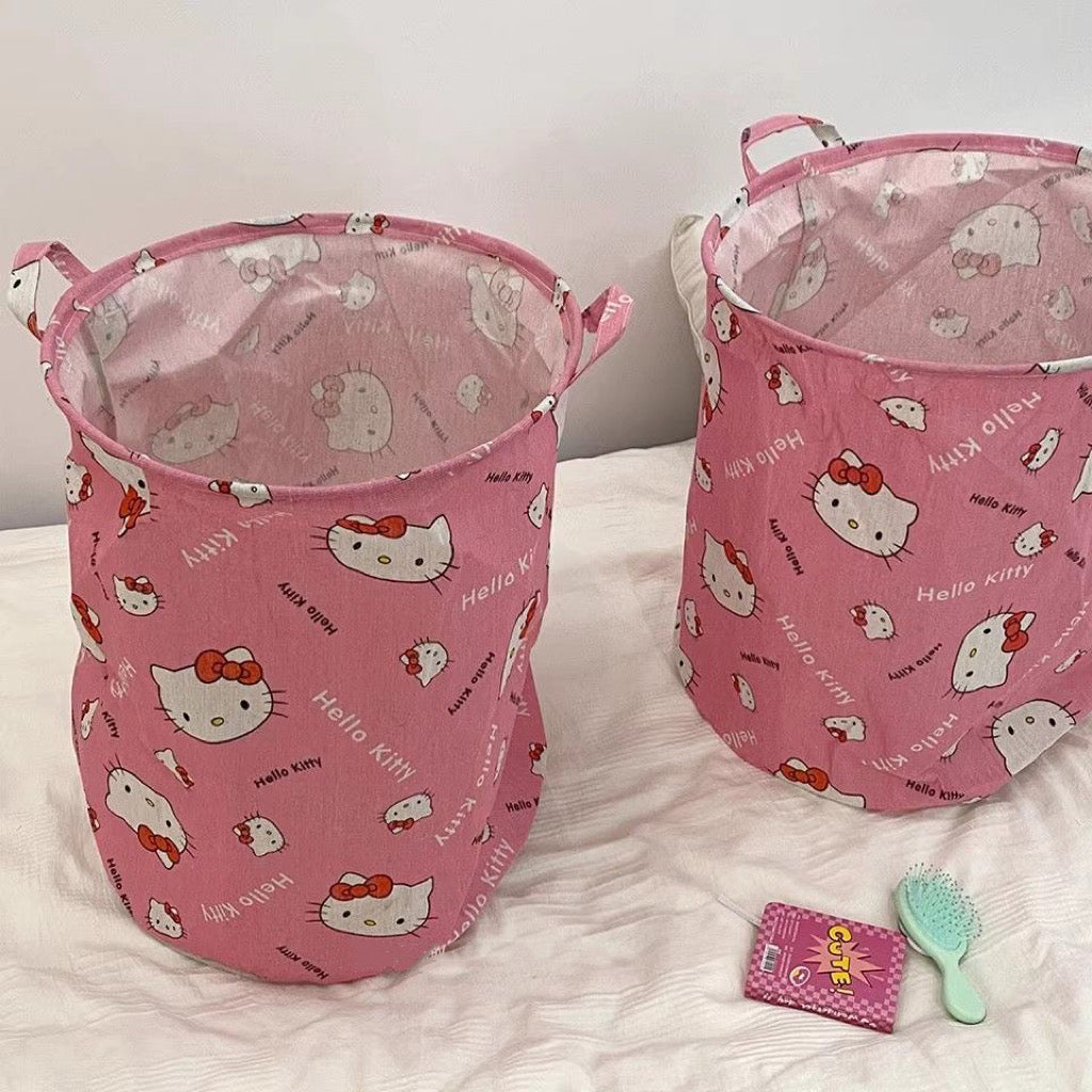 Kitty Laundry Basket