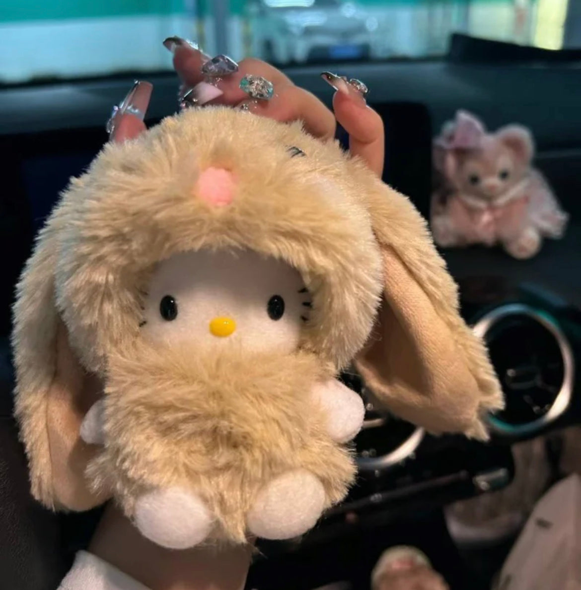 Bunny Kitty Keychain