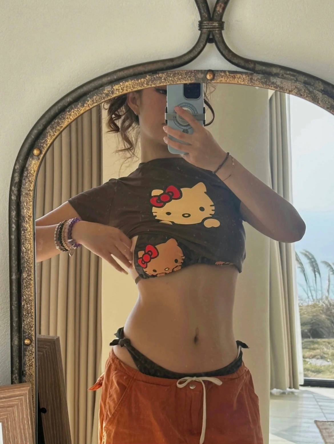 Hello Kitty Leopard print Bathing Suit - 3 piece