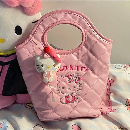 Pinky Kitty Vintage Handbag