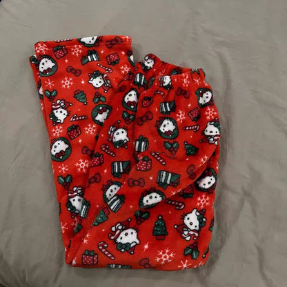 Hello Kitty Fluffy Pants - Xmas v.