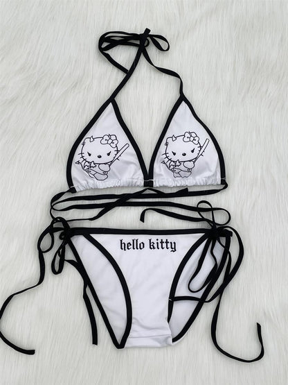 Y2K Kitty Bathing Suits