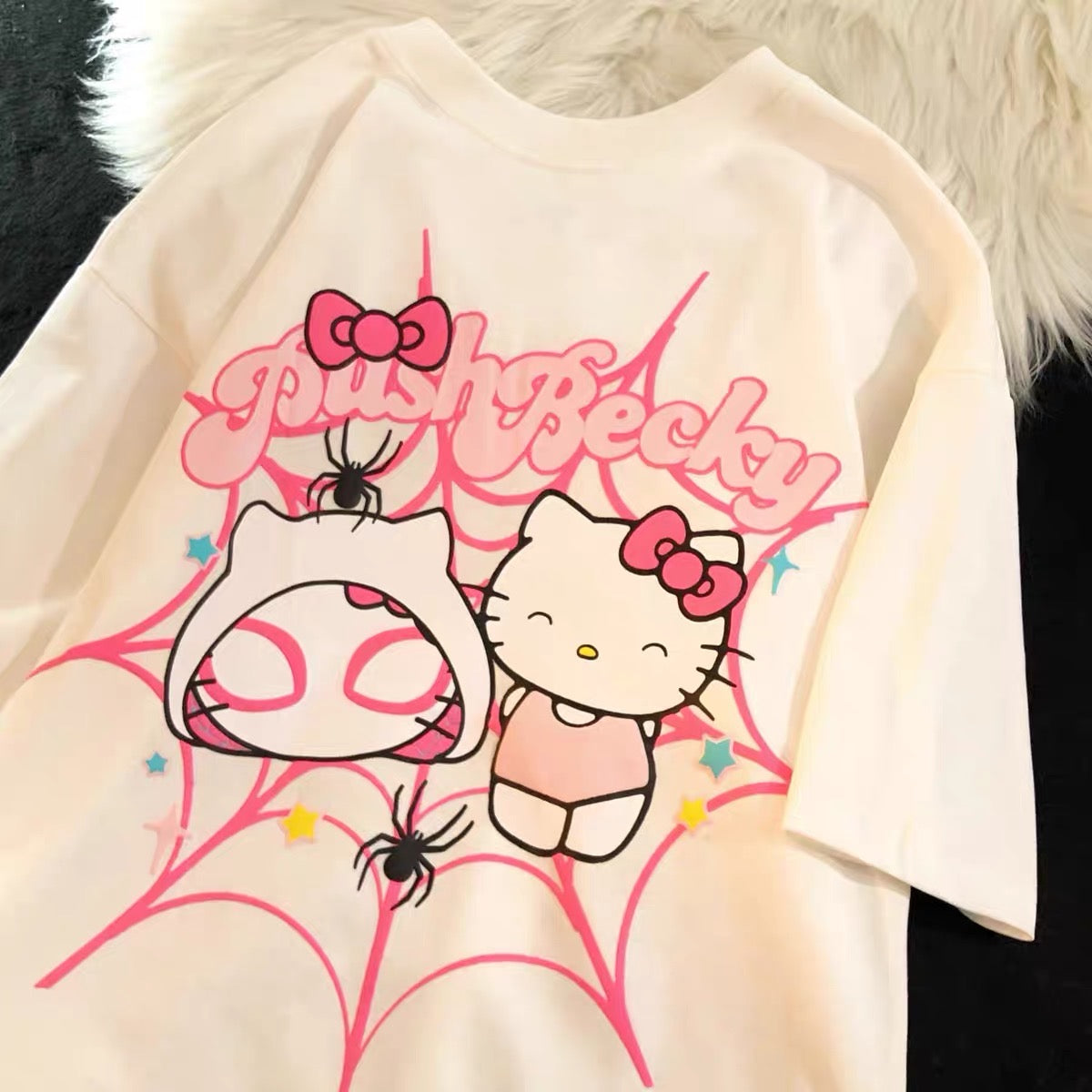 Hello Kitty x Spiderman Fashion Tee