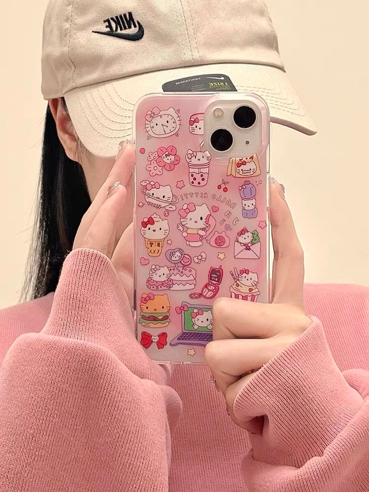 Hello Kitty iPhone case - phone call