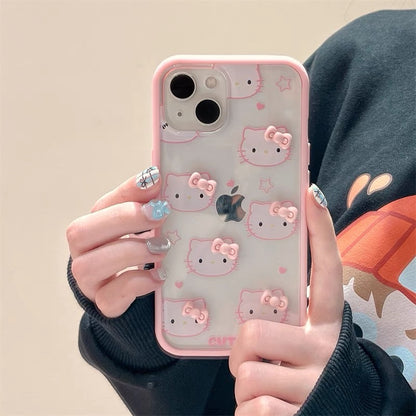 Pinky Kitty Phone case - 3D bow