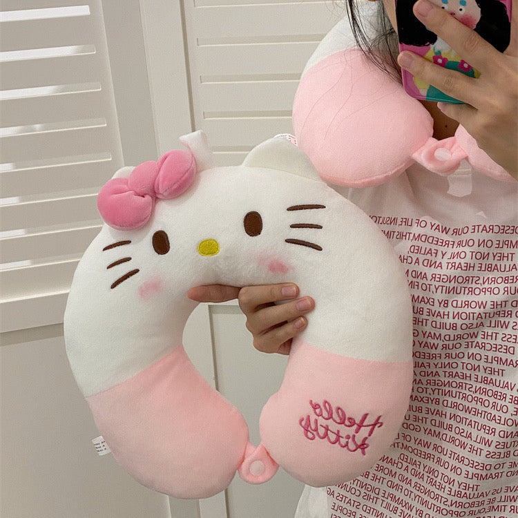 Hello Kitty U-shaped pillow