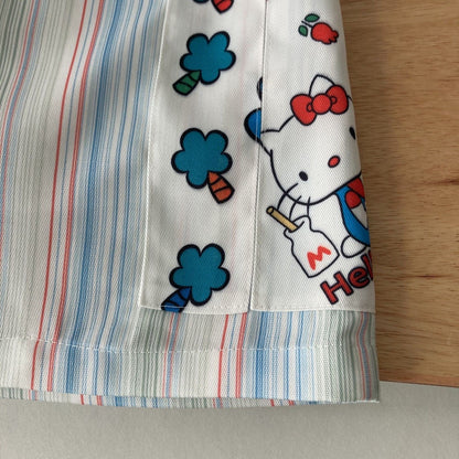 Hello Kitty Cartoon Striped Skirt /Shorts