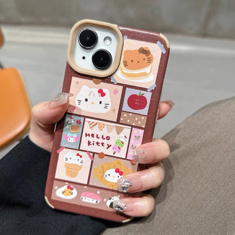 Hello Kitty bestie Phone case- Caramel