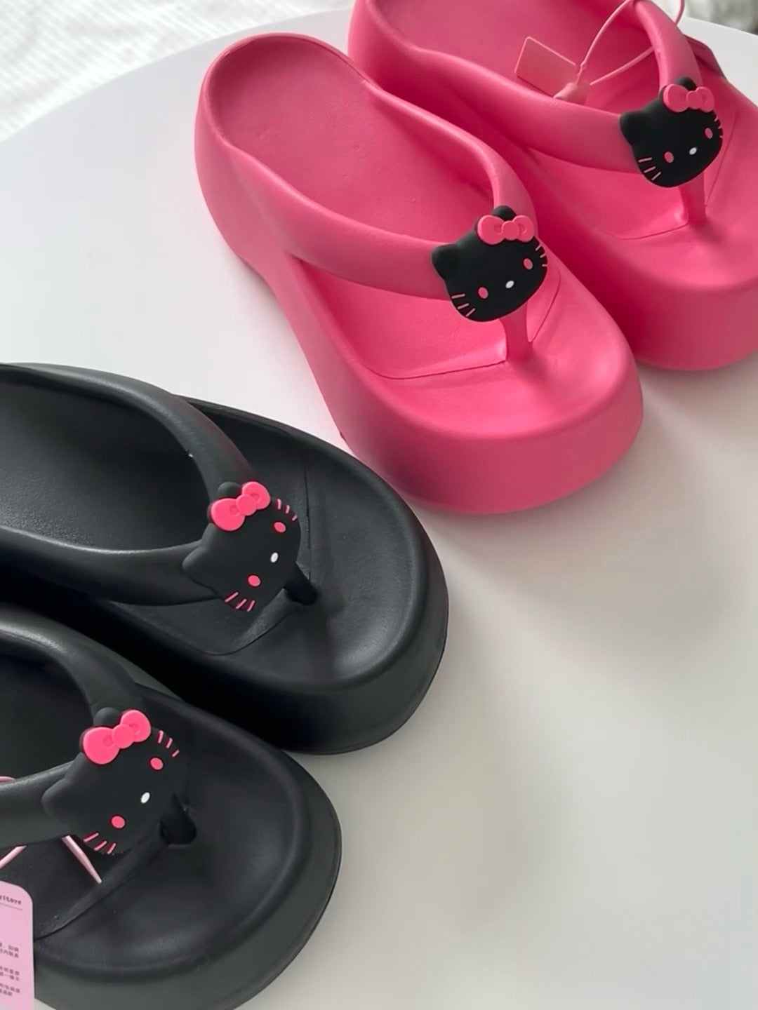 Hello Kitty Flip Flops- Thick