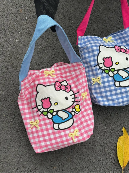 Kitty Plaid Bag - summer holiday