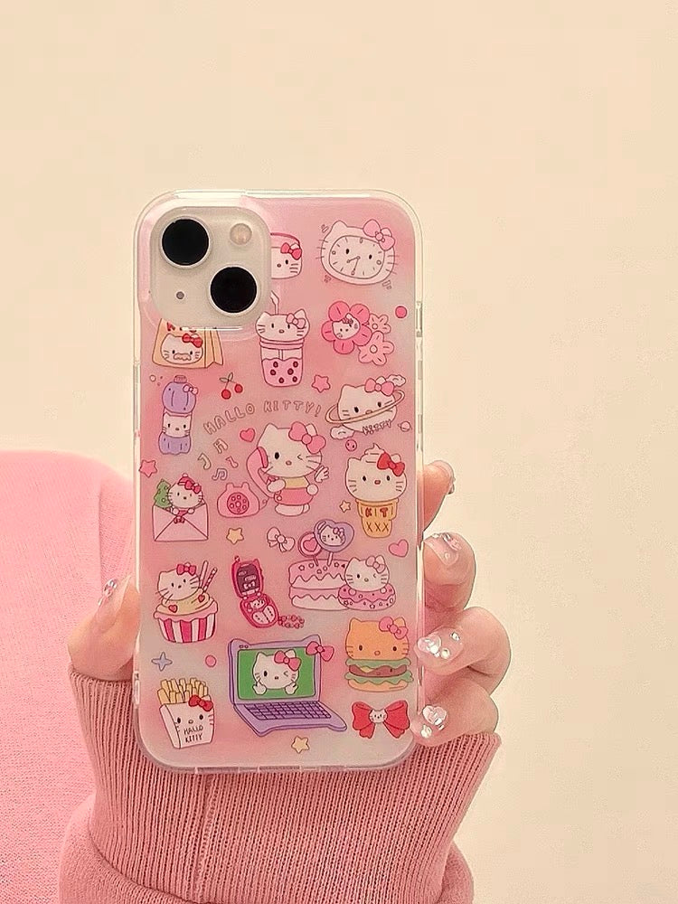 Hello Kitty iPhone case - phone call