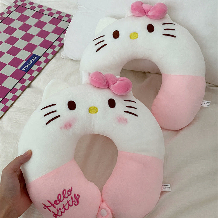 Hello Kitty U-shaped pillow