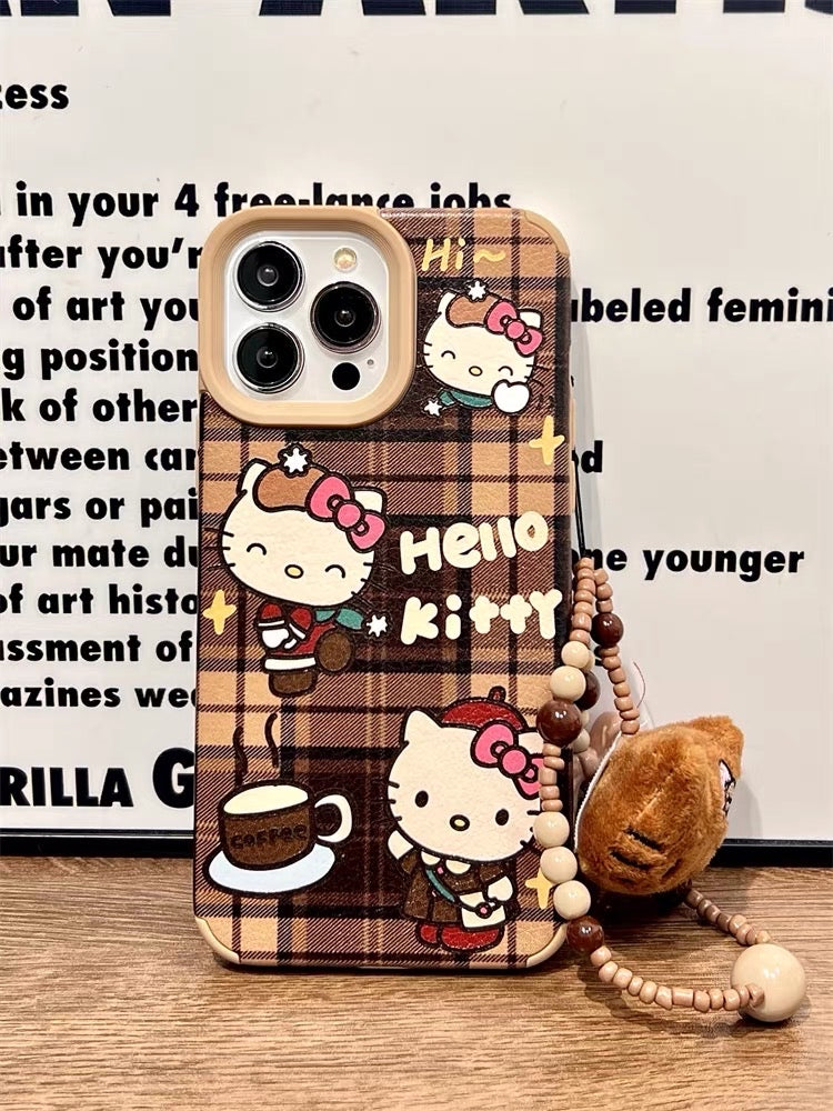 Hello Kitty bestie Phone case- Caramel