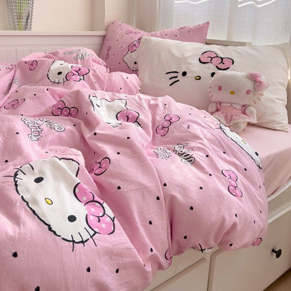 Pinky Kitty Bedding Set-2025