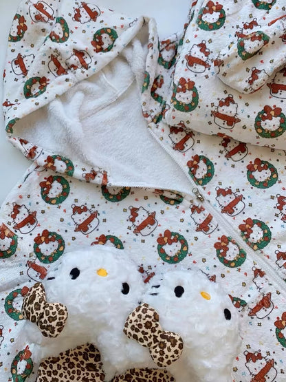 Christmas Fluffy Pajama Set