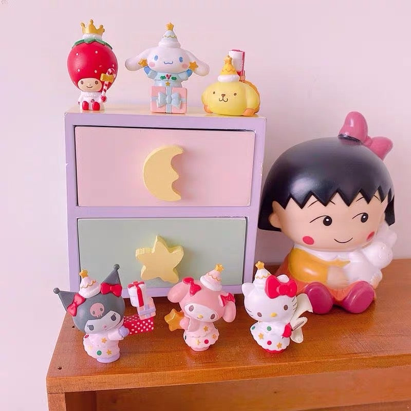 Sanrio mini ornaments figure- Christmas version