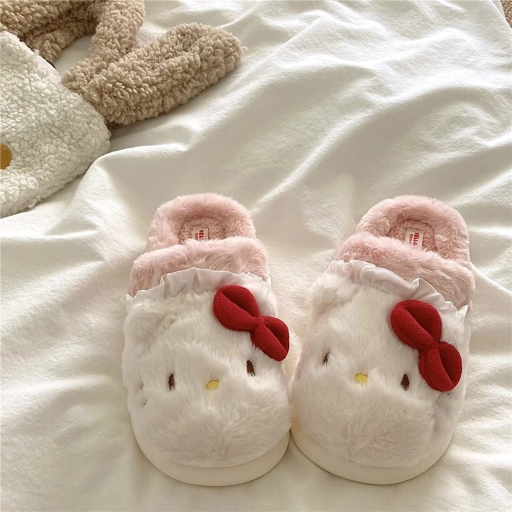 Sanrio Fluffy Slippers- 3 characters