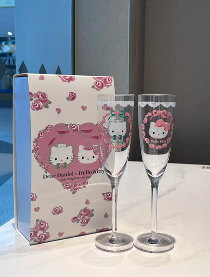 Hello Kitty & Daniel Champagne Cups