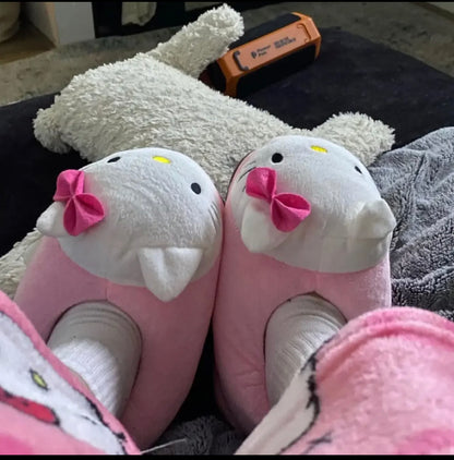 Kitty Cozy Slippers - 2 colors