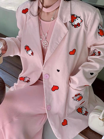 Hello Kitty Corduroy Blazer