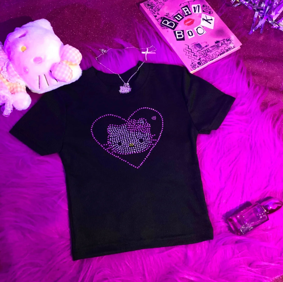 Hello Kitty Hottie Tee - Diamond Decor