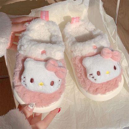 Fluffy Slippers - Sanrio Characters