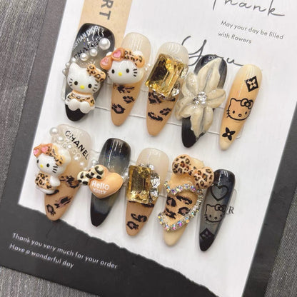 Leopard Print Press On Nails