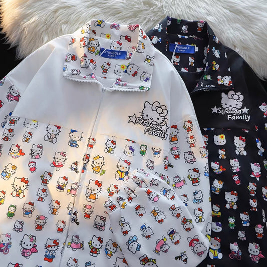 Full of Kitty Early Autumn Oversize Jacket