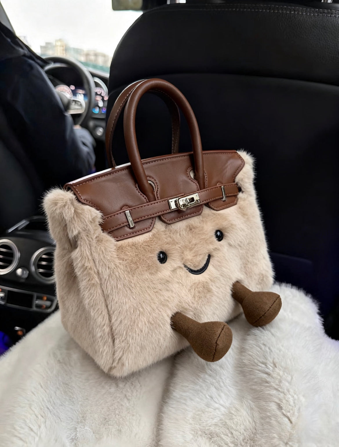 Jelly Plushy Handbag
