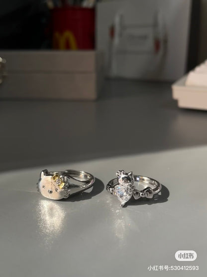 Hello Kitty Couple rings
