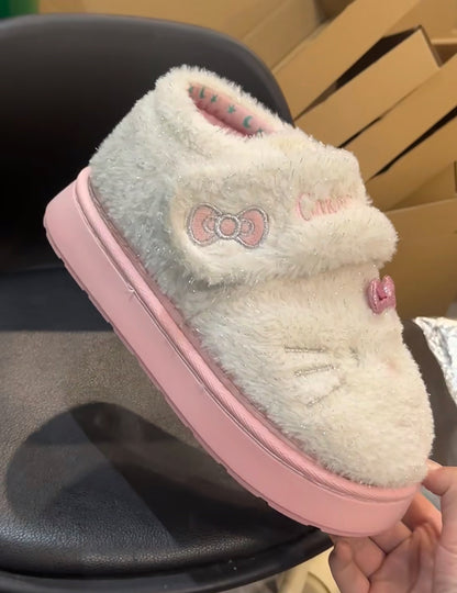 Hello Kitty Pinky Fluffy Slippers