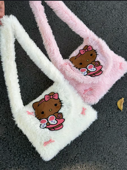 Hello Kitty Fluffy Bag - 3 colors