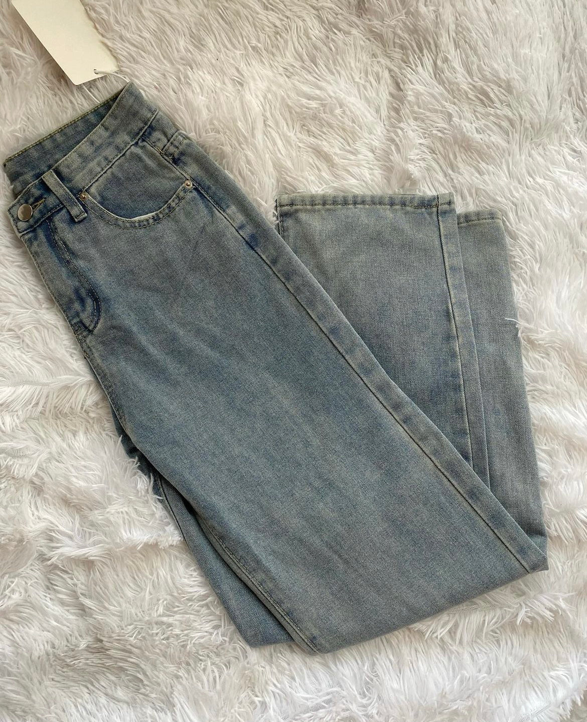 Vintage streetwear jeans - with kitty on the pocket