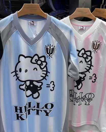 Hello Kitty x Whoosis Football Tee