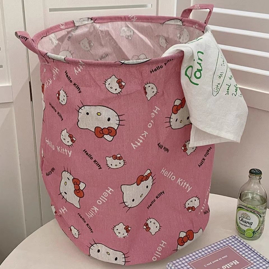 Kitty Laundry Basket