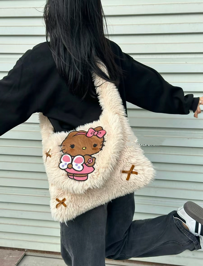 Hello Kitty Fluffy Bag - 3 colors