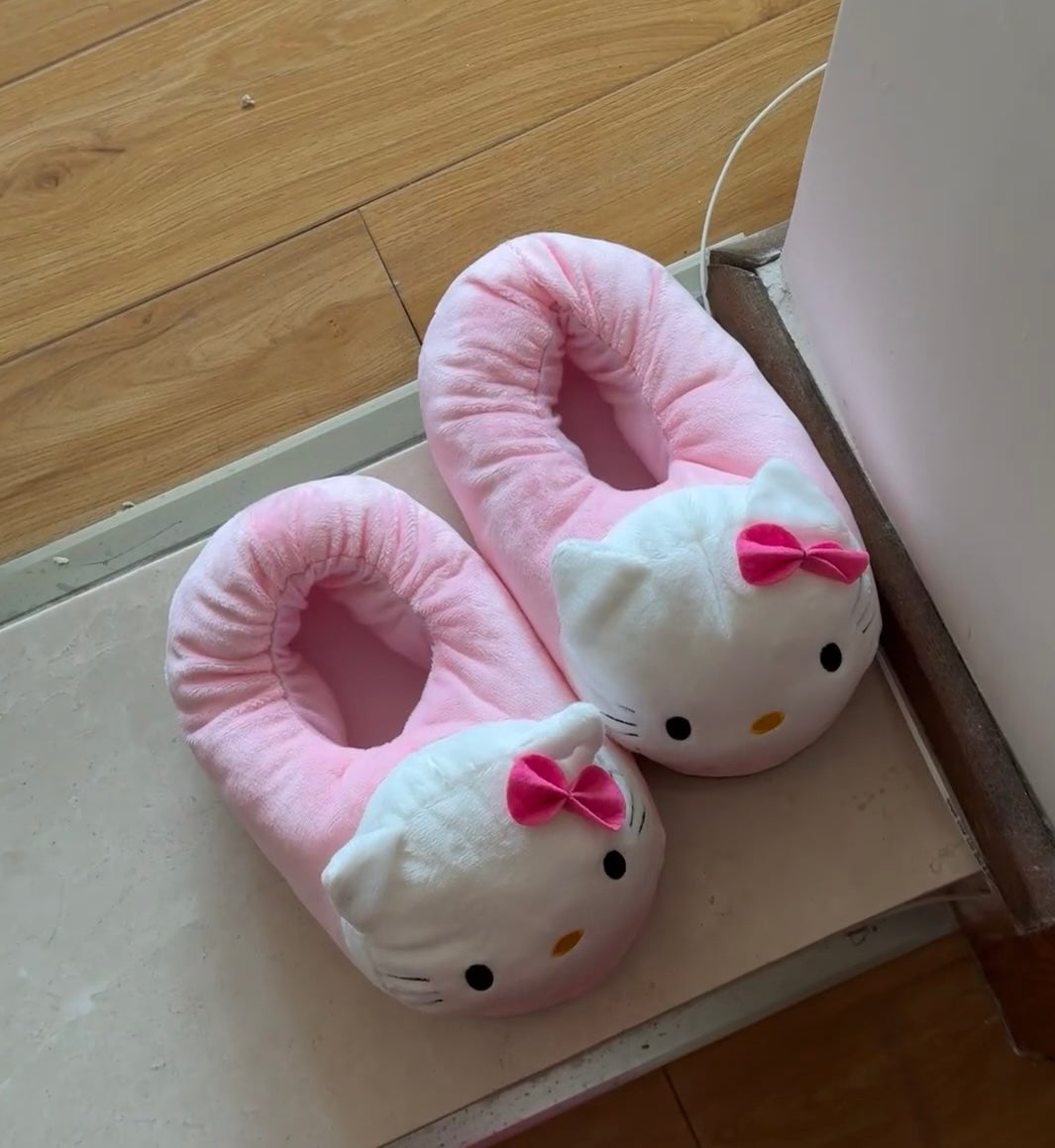 Kitty Cozy Slippers - 2 colors