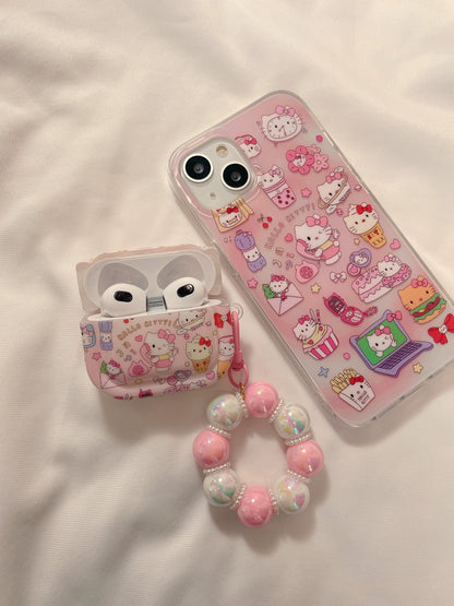 Hello Kitty AirPods Case- phone call version