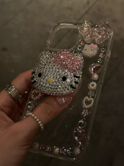 Diamond Kitty iPhone case - Presale