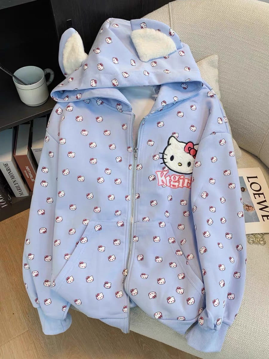 Full of Kitty Hoodie Jacket