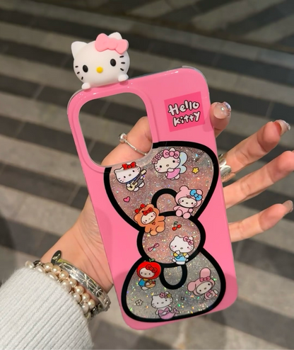 Pinky Phone case with big bow