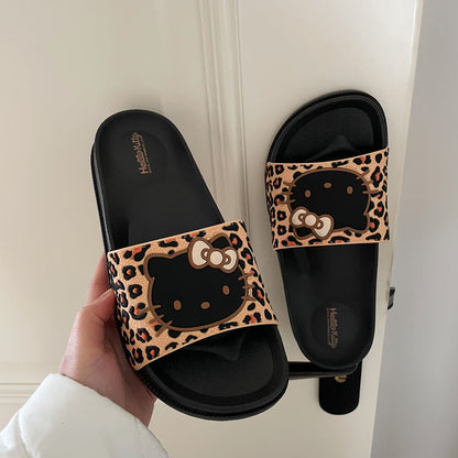 Hello Kitty Leopard print Slippers