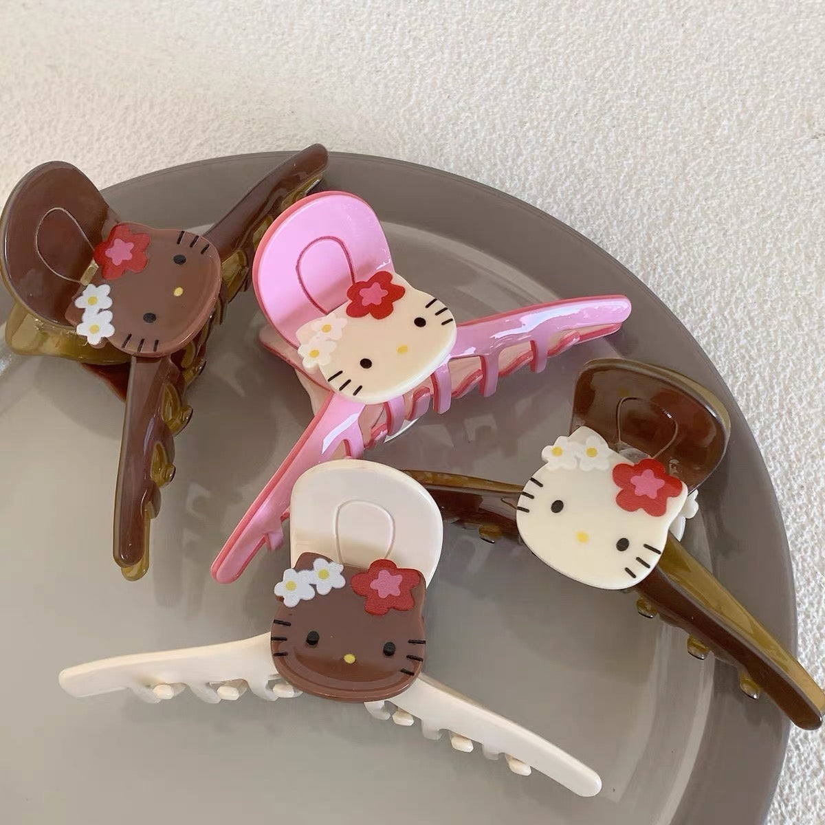 Hello Kitty Hairclips - Summer v.