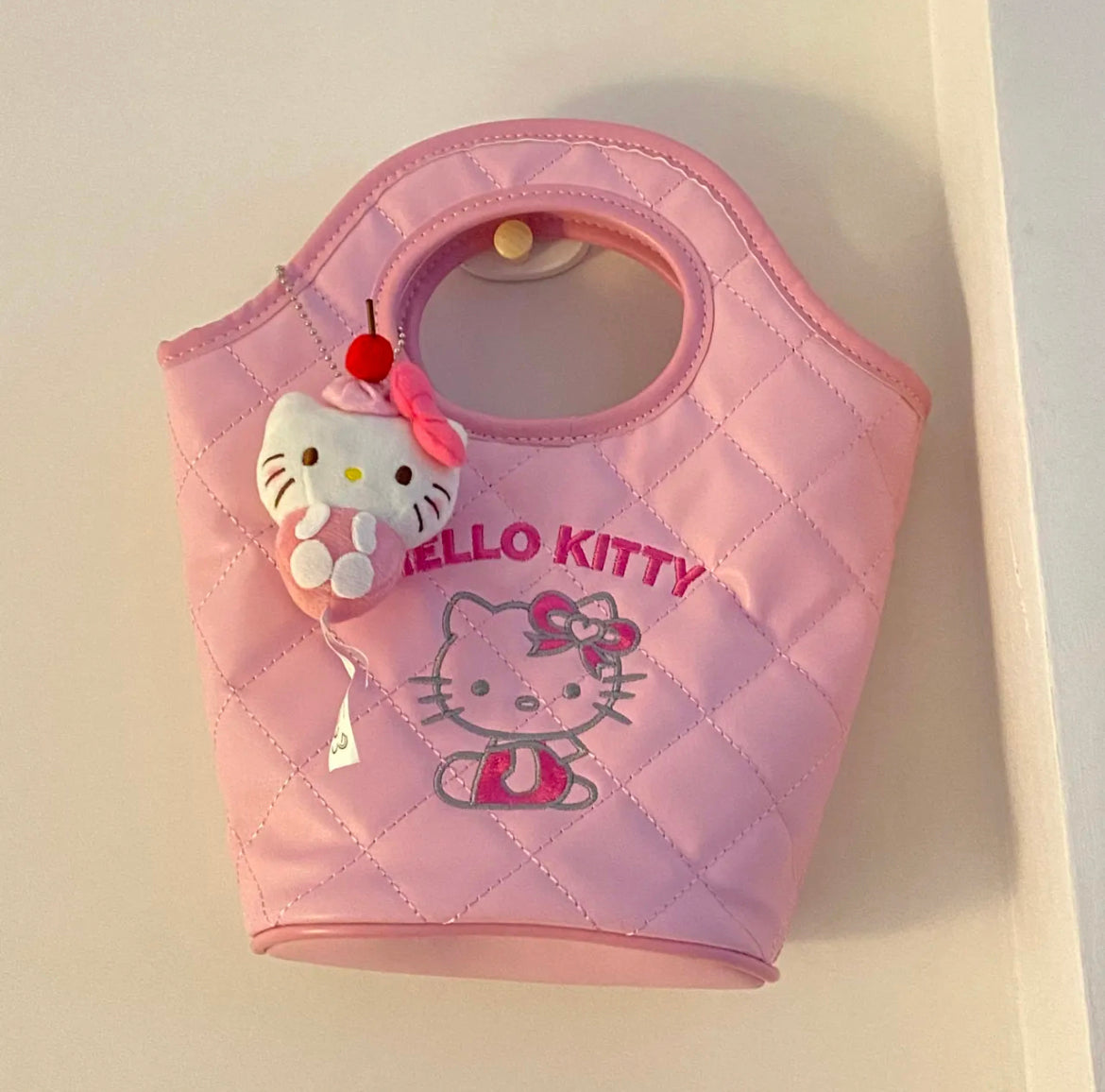 Pinky Kitty Vintage Handbag