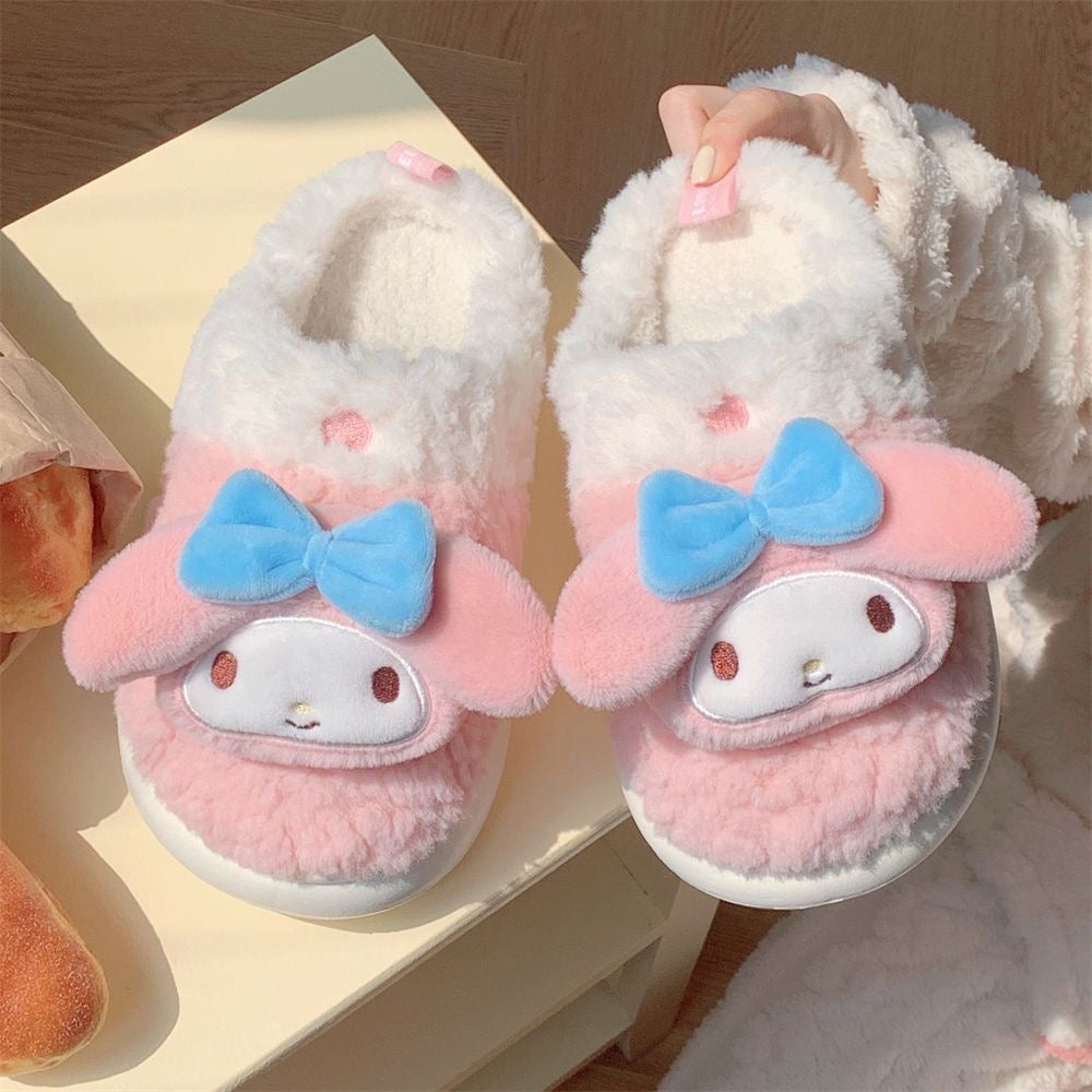 Fluffy Slippers - Sanrio Characters