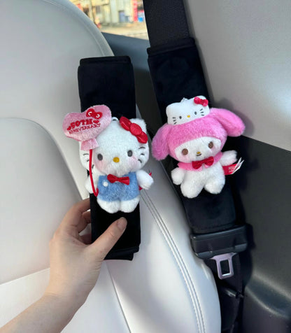 Plush seatbelt cover - Sanrio characters