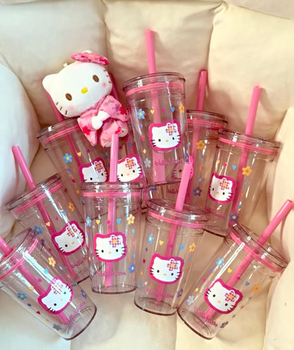 Kitty Sweetie Cup with straw