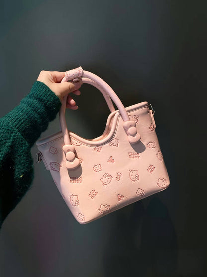 Full of Kitty Print Mini Tote bag