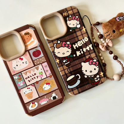 Hello Kitty bestie Phone case- Caramel